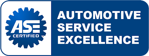 ASE Automotive Service Excellence logo.